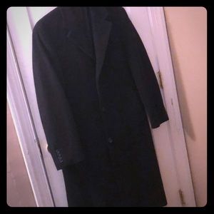 Rauf Lauren Black Men’s Trench Coat